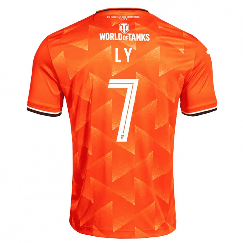 Danxen Niño Camiseta Mactar Ly #7 Naranja Blanco Negro 1ª Equipación 2026/27 La Camisa México