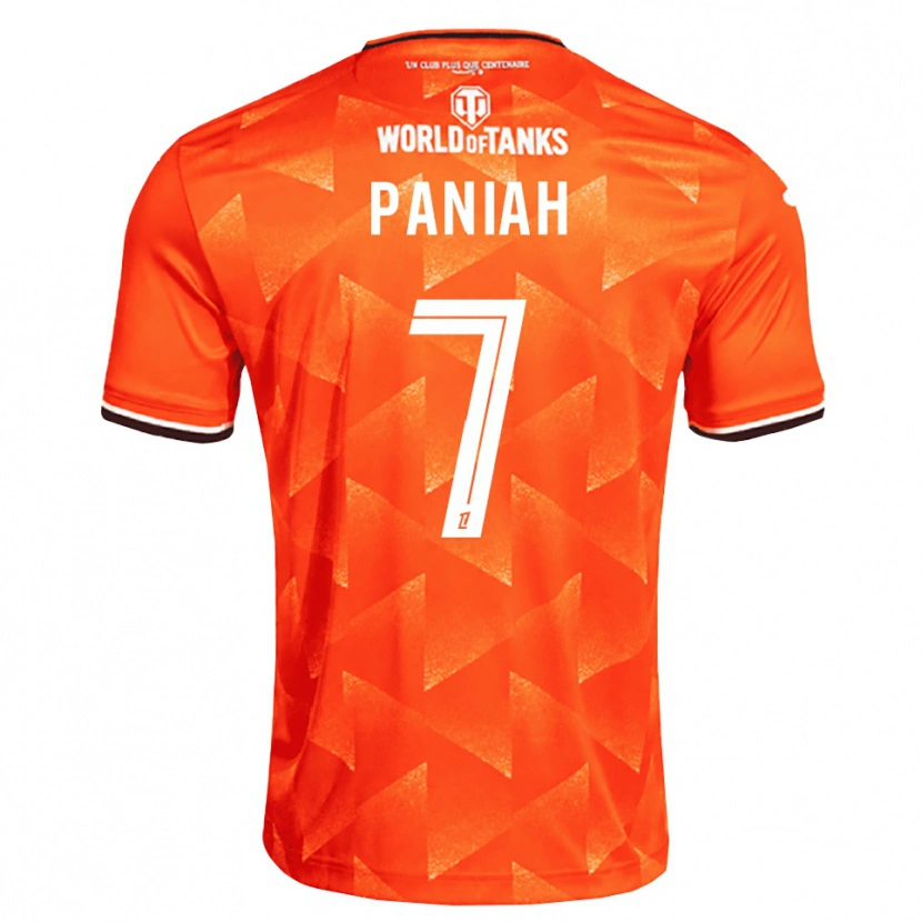 Danxen Niño Camiseta Djedjom Paniah #7 Naranja Blanco Negro 1ª Equipación 2026/27 La Camisa México
