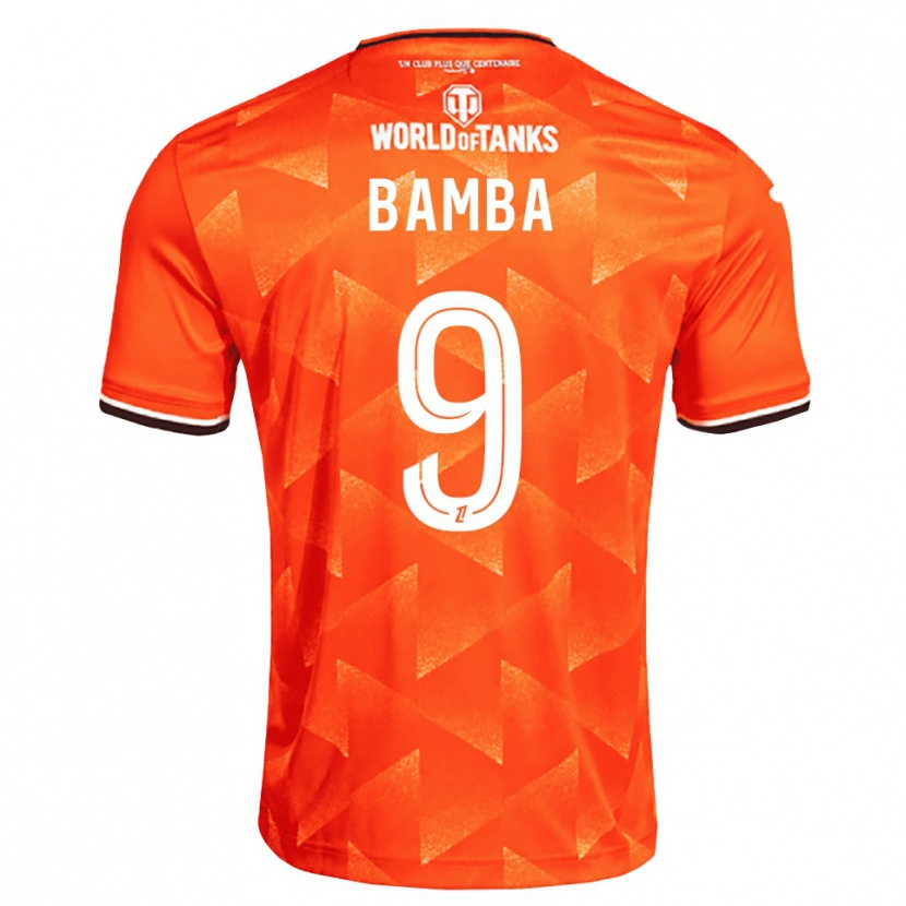 Danxen Niño Camiseta Mohamed Bamba #9 Naranja Blanco Negro 1ª Equipación 2026/27 La Camisa México