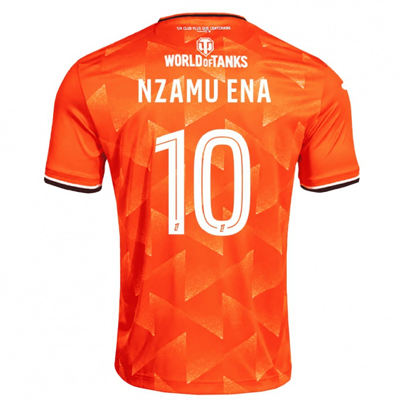 Danxen Niño Camiseta Arcial Nzamu Ena #10 Naranja Blanco Negro 1ª Equipación 2026/27 La Camisa México