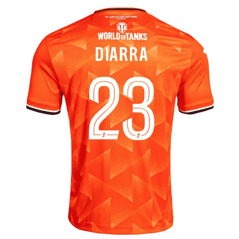 Danxen Niño Camiseta Stéphane Diarra #23 Naranja Blanco Negro 1ª Equipación 2026/27 La Camisa México
