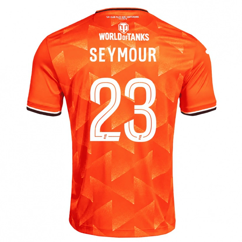 Danxen Niño Camiseta Brice Seymour #23 Naranja Blanco Negro 1ª Equipación 2026/27 La Camisa México