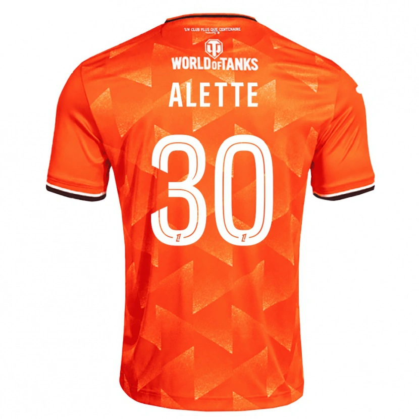Danxen Niño Camiseta Gaël Alette #30 Naranja Blanco Negro 1ª Equipación 2026/27 La Camisa México