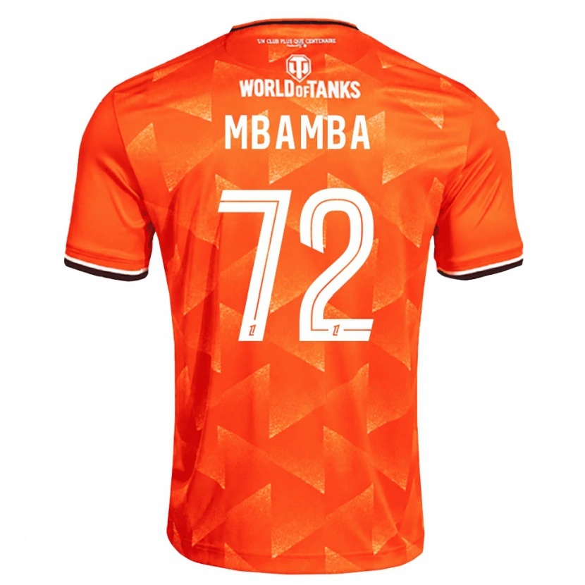 Danxen Niño Camiseta Noah Mbamba #72 Naranja Blanco Negro 1ª Equipación 2026/27 La Camisa México
