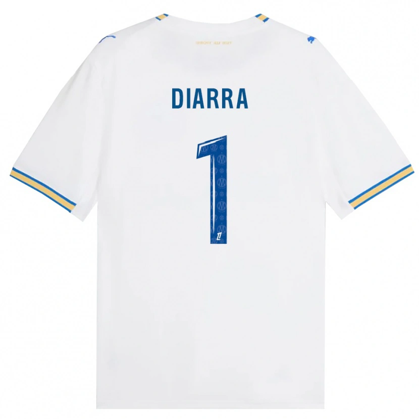 Danxen Niño Camiseta Cheick Diarra #1 Azul Lanzador Blanco 1ª Equipación 2026/27 La Camisa México