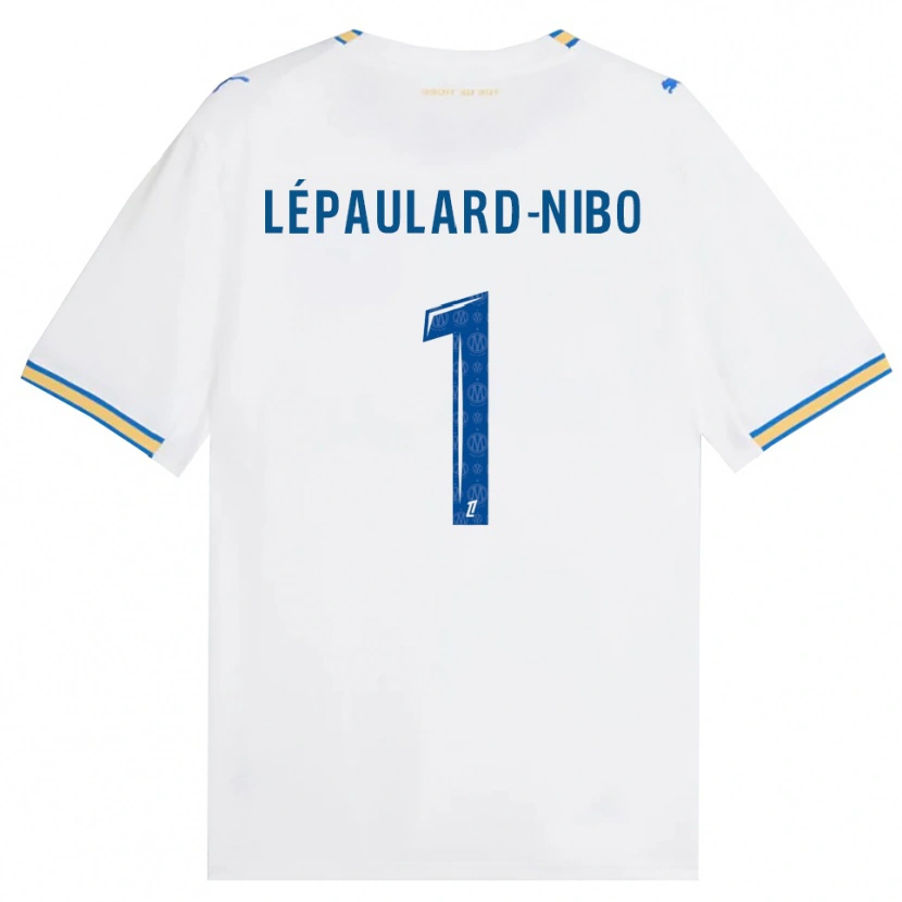 Danxen Niño Camiseta Mailey Lépaulard-Nibo #1 Azul Lanzador Blanco 1ª Equipación 2026/27 La Camisa México