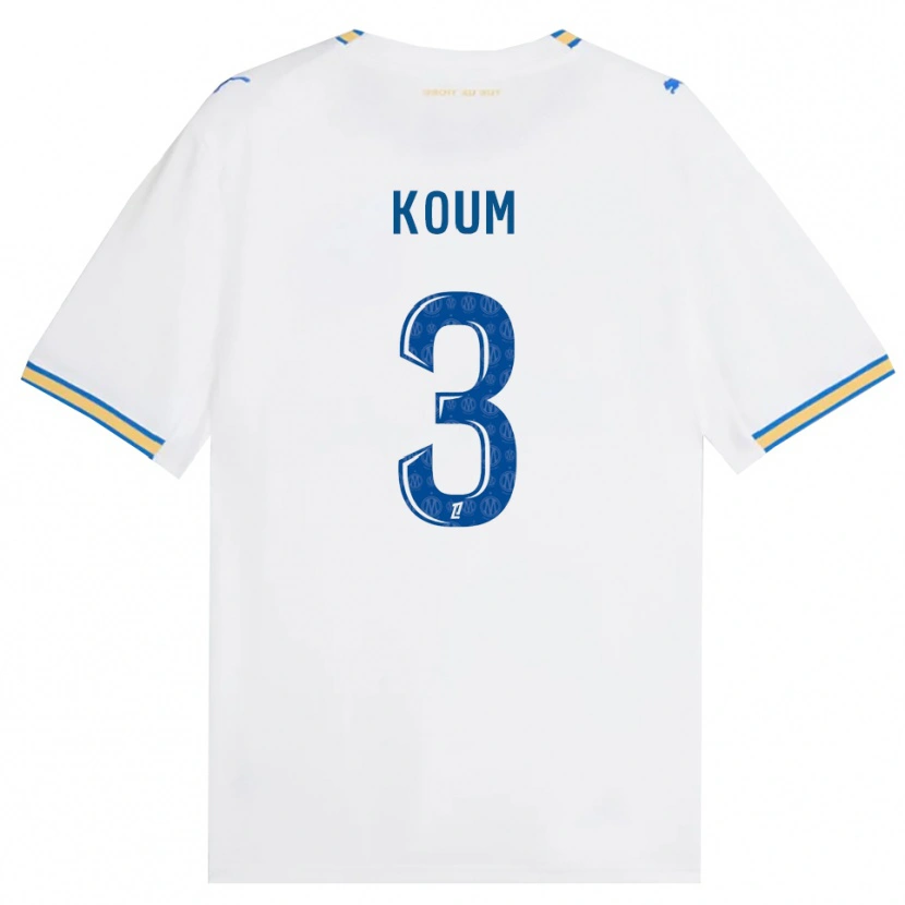 Danxen Niño Camiseta Alexi Koum #3 Azul Lanzador Blanco 1ª Equipación 2026/27 La Camisa México