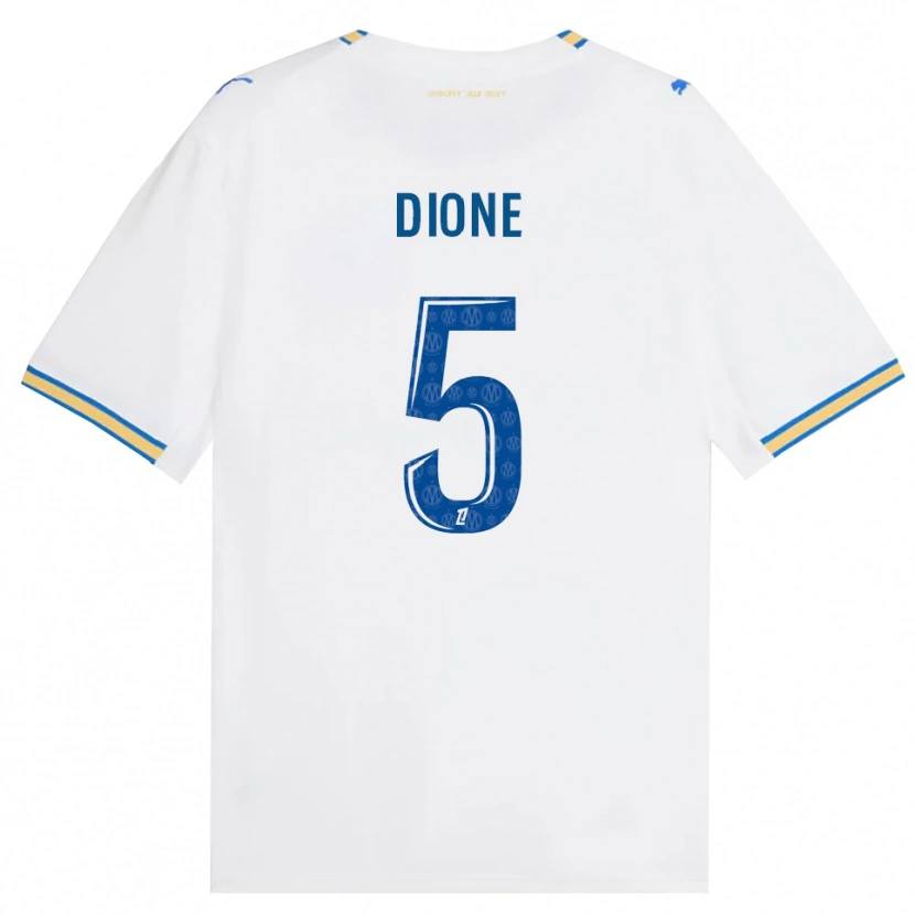 Danxen Niño Camiseta Babacar Dioné #5 Azul Lanzador Blanco 1ª Equipación 2026/27 La Camisa México