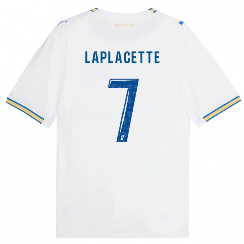 Danxen Niño Camiseta Tess Laplacette #7 Azul Lanzador Blanco 1ª Equipación 2026/27 La Camisa México
