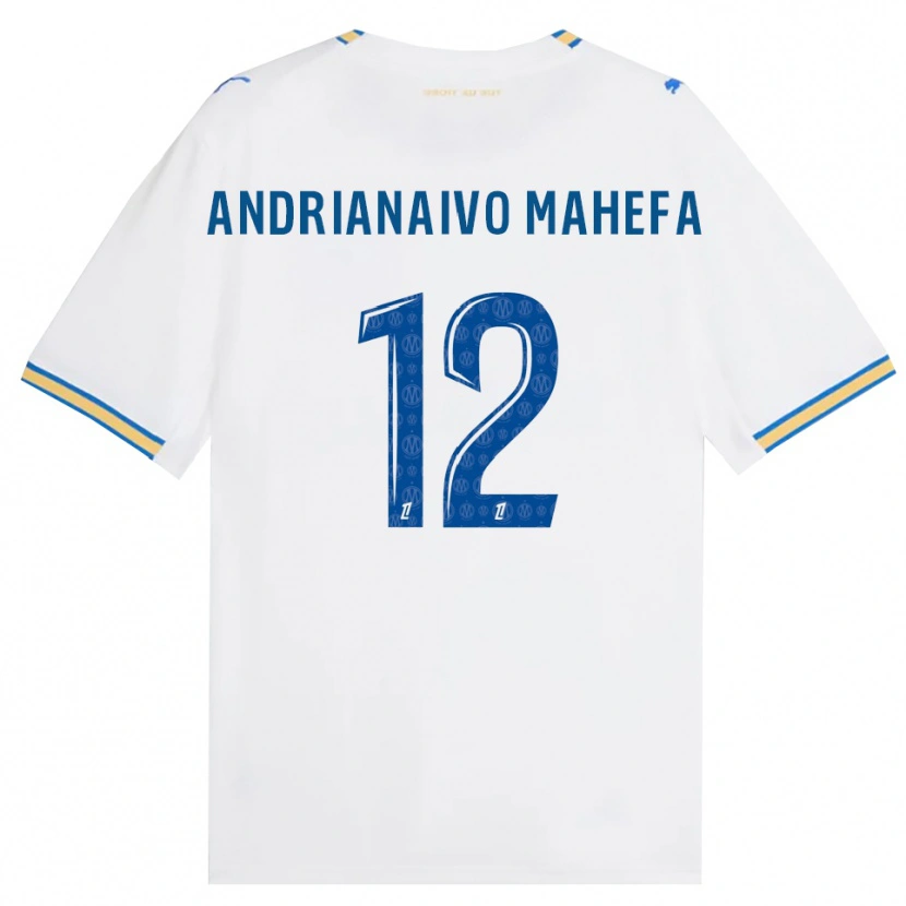 Danxen Niño Camiseta Mathis Andrianaivo Mahefa #12 Azul Lanzador Blanco 1ª Equipación 2026/27 La Camisa México