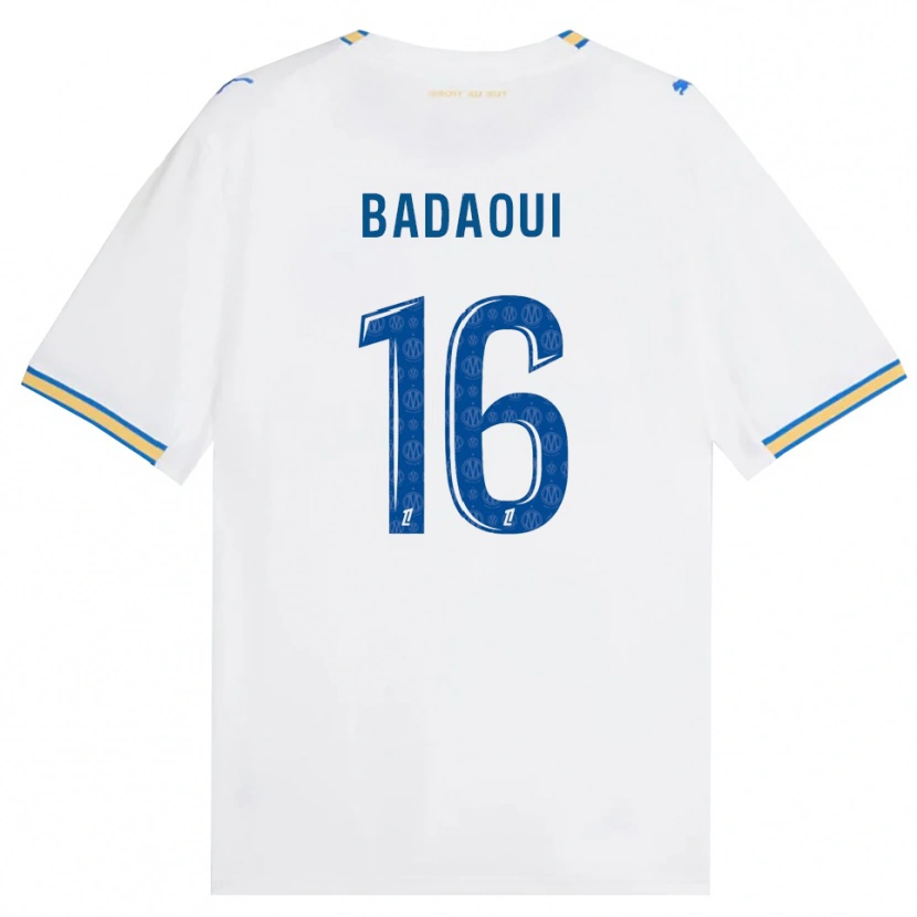 Danxen Niño Camiseta Yassine Badaoui #16 Azul Lanzador Blanco 1ª Equipación 2026/27 La Camisa México