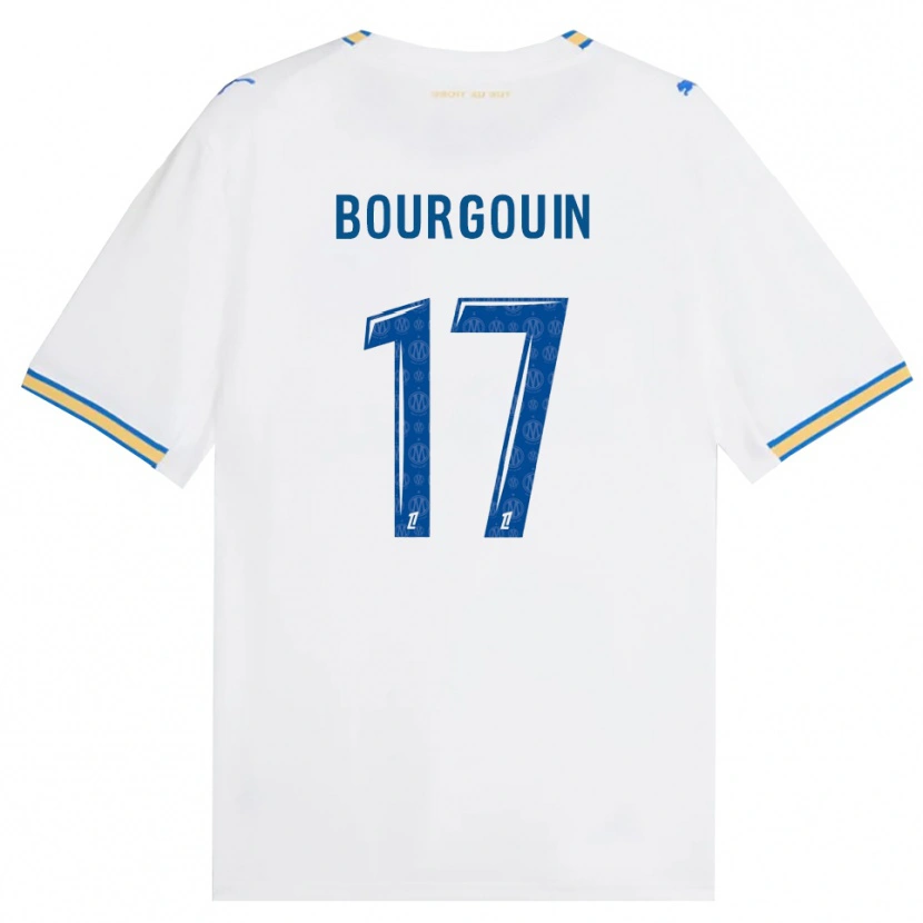 Danxen Niño Camiseta Laura Bourgouin #17 Azul Lanzador Blanco 1ª Equipación 2026/27 La Camisa México