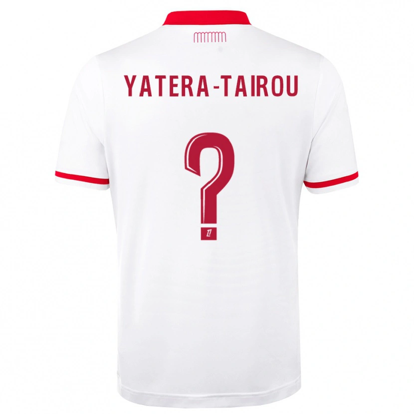 Danxen Niño Camiseta Lassana Yatera-Tairou #0 Rojo Blanco 1ª Equipación 2026/27 La Camisa México