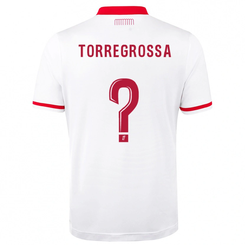 Danxen Niño Camiseta Hugo Torregrossa #0 Rojo Blanco 1ª Equipación 2026/27 La Camisa México