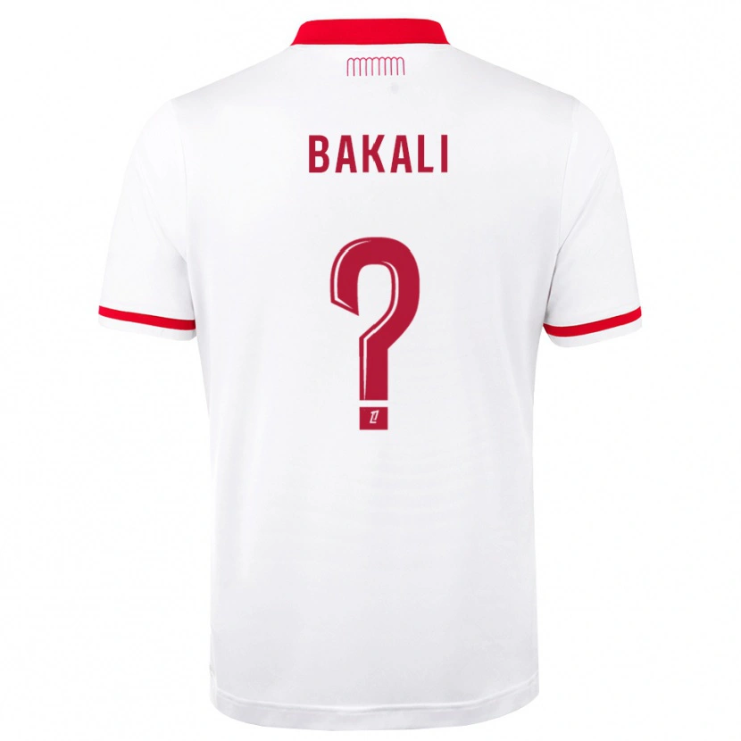 Danxen Niño Camiseta Jonathan Bakali #0 Rojo Blanco 1ª Equipación 2026/27 La Camisa México