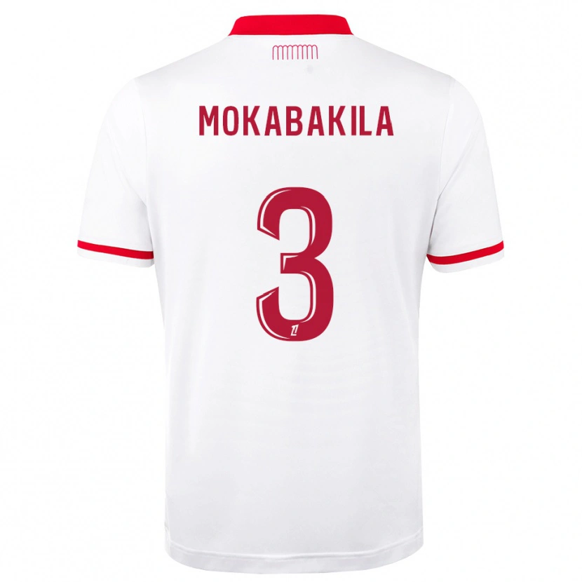 Danxen Niño Camiseta Nick Mokabakila #3 Rojo Blanco 1ª Equipación 2026/27 La Camisa México