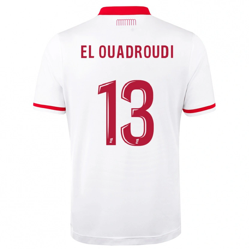 Danxen Niño Camiseta Imrane El Ouaroudi #13 Rojo Blanco 1ª Equipación 2026/27 La Camisa México
