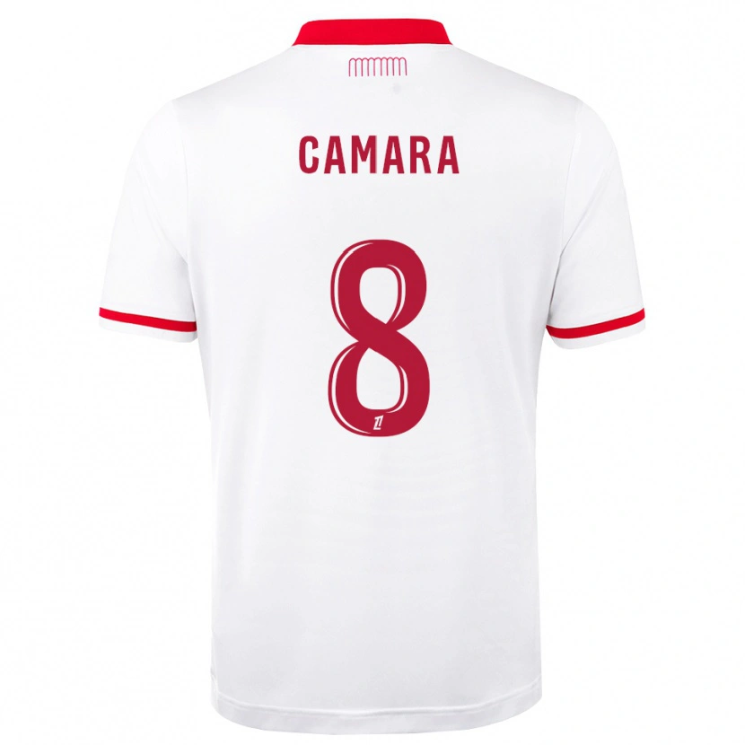 Danxen Niño Camiseta Lamine Camara #8 Rojo Blanco 1ª Equipación 2026/27 La Camisa México