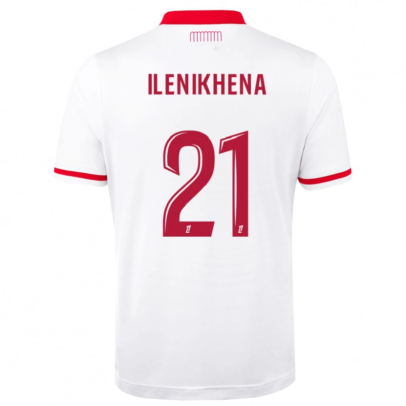 Danxen Niño Camiseta George Ilenikhena #21 Rojo Blanco 1ª Equipación 2026/27 La Camisa México