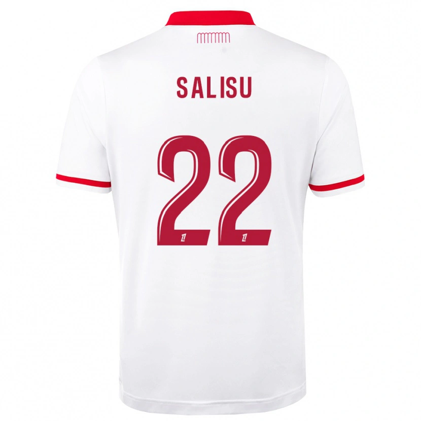 Danxen Niño Camiseta Mohammed Salisu #22 Rojo Blanco 1ª Equipación 2026/27 La Camisa México