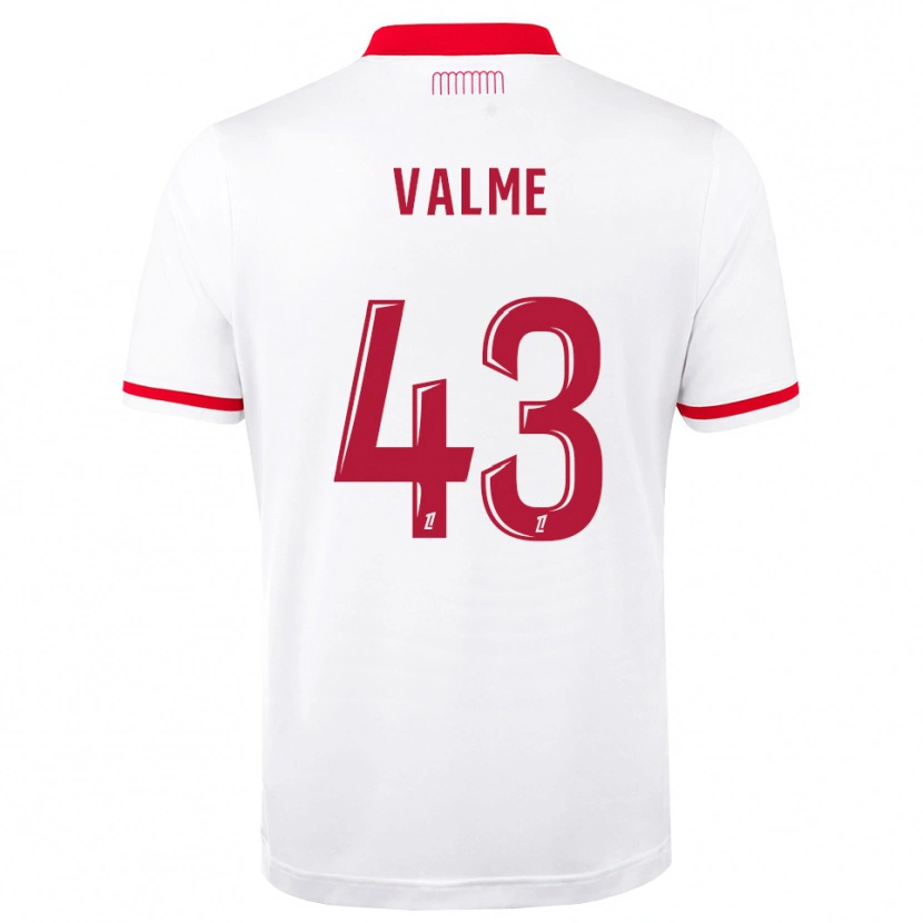 Danxen Niño Camiseta Ritchy Valme #43 Rojo Blanco 1ª Equipación 2026/27 La Camisa México