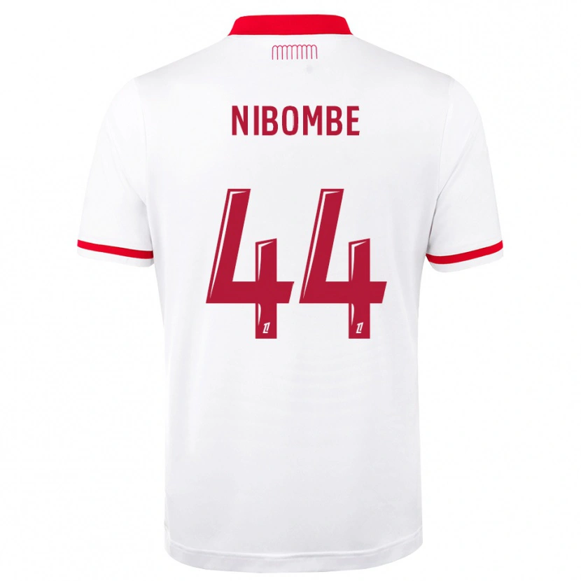 Danxen Niño Camiseta Samuel Nibombe #44 Rojo Blanco 1ª Equipación 2026/27 La Camisa México
