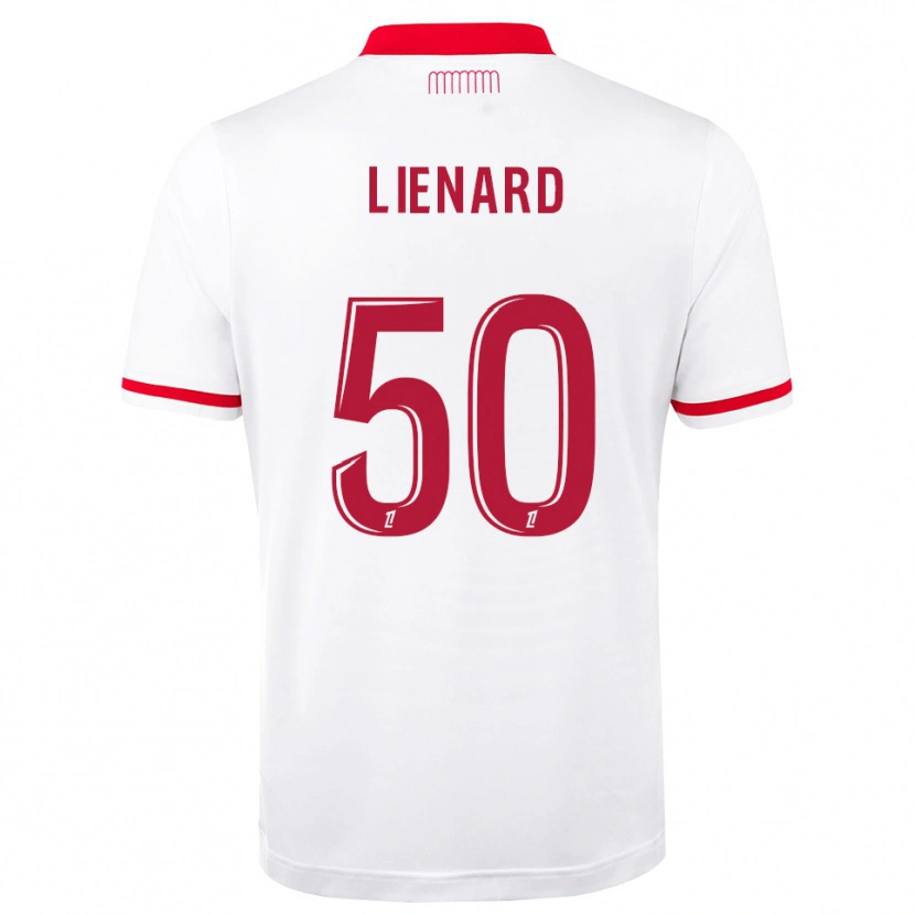 Danxen Niño Camiseta Yann Lienard #50 Rojo Blanco 1ª Equipación 2026/27 La Camisa México