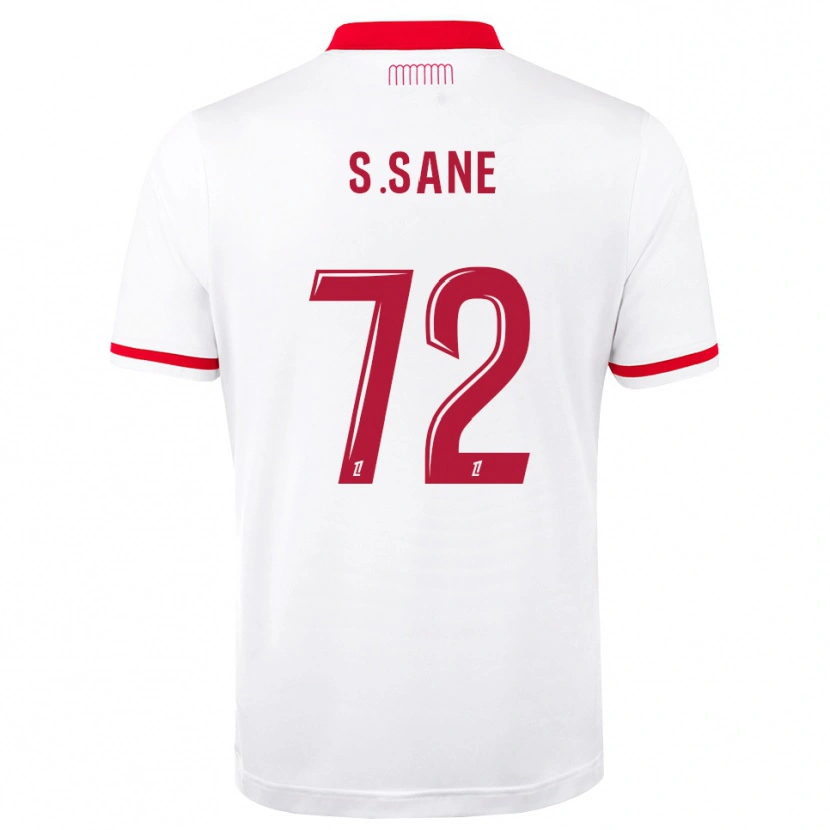 Danxen Niño Camiseta Sadibou Sané #72 Rojo Blanco 1ª Equipación 2026/27 La Camisa México