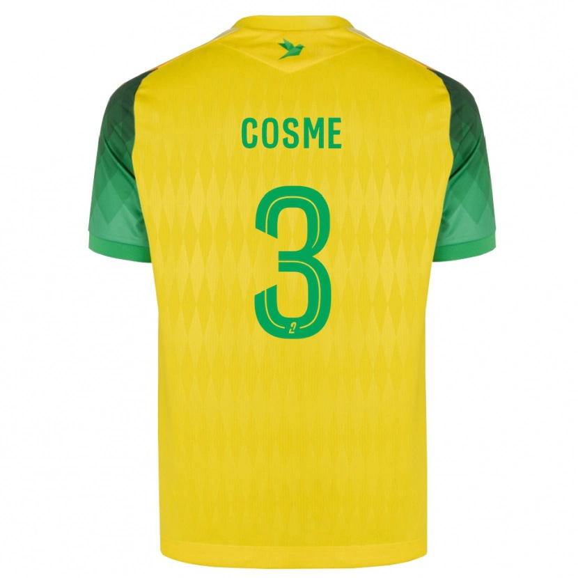 Danxen Niño Camiseta Caitlin Cosme #3 Amarillo Verde Rojo 1ª Equipación 2026/27 La Camisa México