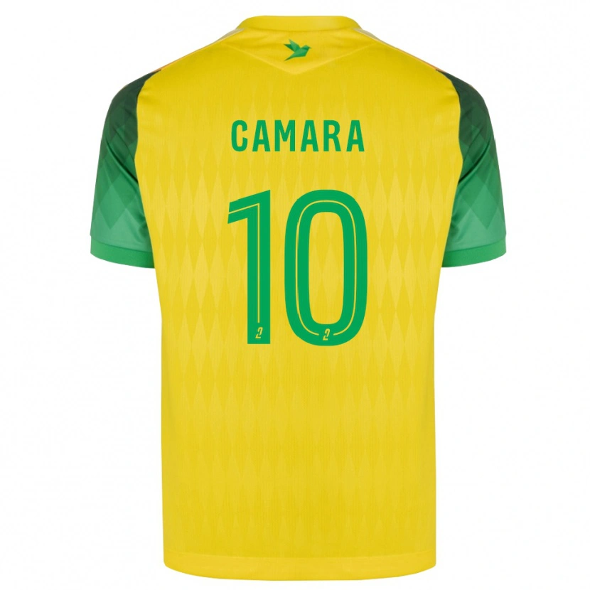 Danxen Niño Camiseta Ibrahim Camara #10 Amarillo Verde Rojo 1ª Equipación 2026/27 La Camisa México