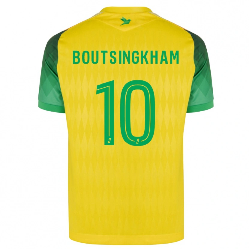 Danxen Niño Camiseta Hugo Boutsingkham #10 Amarillo Verde Rojo 1ª Equipación 2026/27 La Camisa México