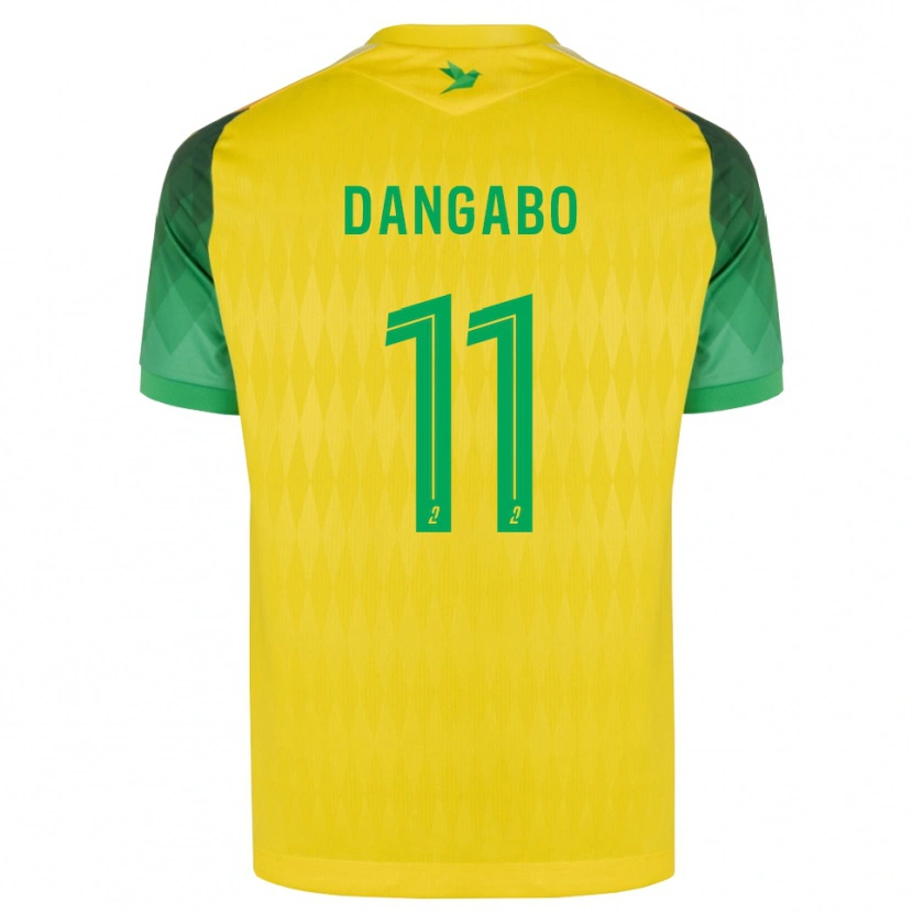 Danxen Niño Camiseta Hamissou Dangabo #11 Amarillo Verde Rojo 1ª Equipación 2026/27 La Camisa México
