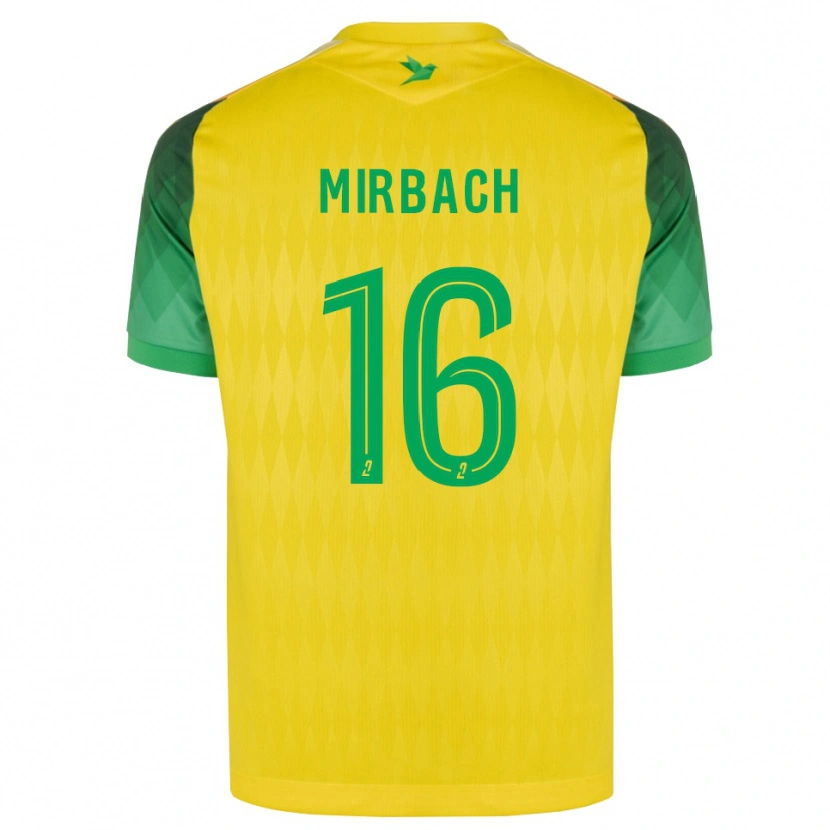 Danxen Niño Camiseta Alexis Mirbach #16 Amarillo Verde Rojo 1ª Equipación 2026/27 La Camisa México