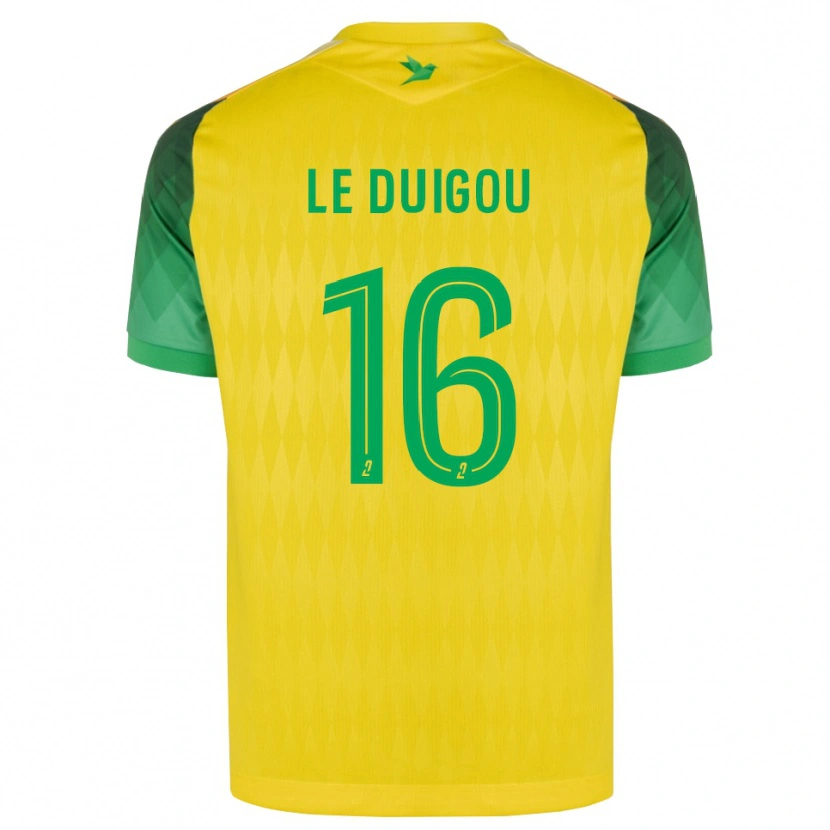Danxen Niño Camiseta Daniel Le Duigou #16 Amarillo Verde Rojo 1ª Equipación 2026/27 La Camisa México