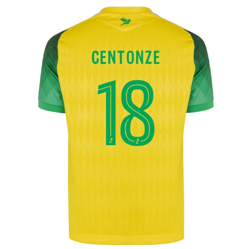 Danxen Niño Camiseta Fabien Centonze #18 Amarillo Verde Rojo 1ª Equipación 2026/27 La Camisa México