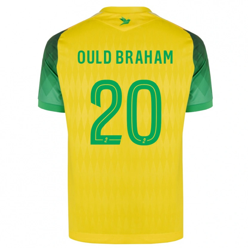Danxen Niño Camiseta Amira Ould Braham #20 Amarillo Verde Rojo 1ª Equipación 2026/27 La Camisa México