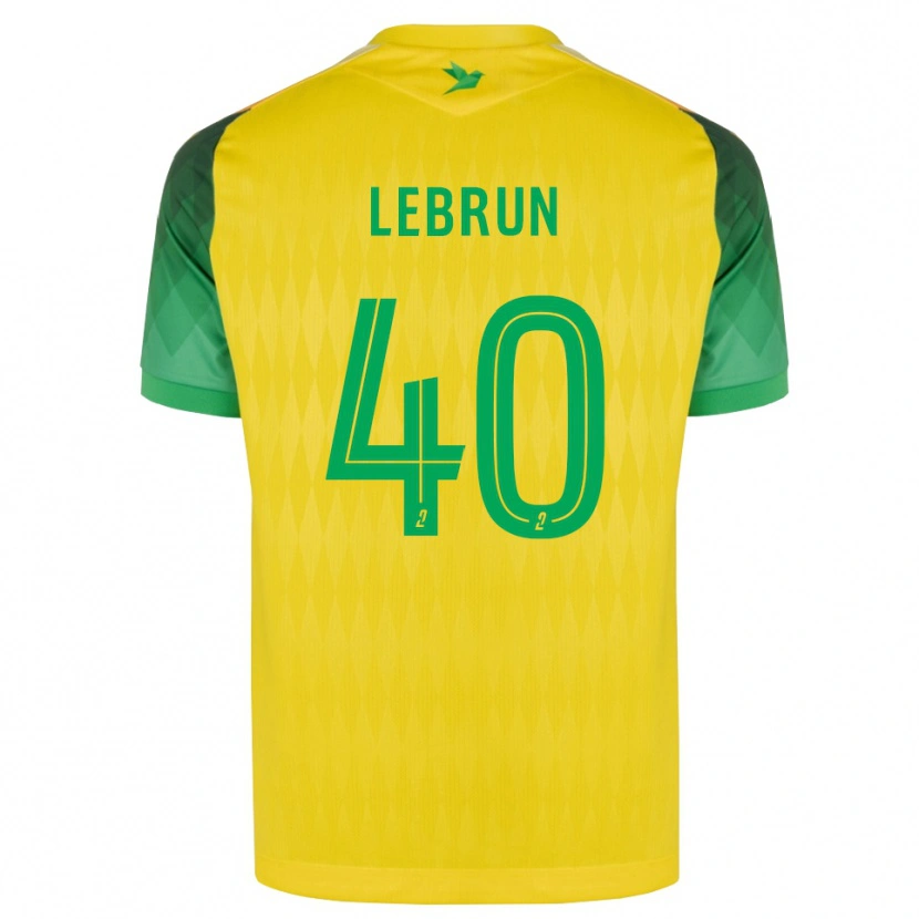 Danxen Niño Camiseta Lisa Lebrun #40 Amarillo Verde Rojo 1ª Equipación 2026/27 La Camisa México