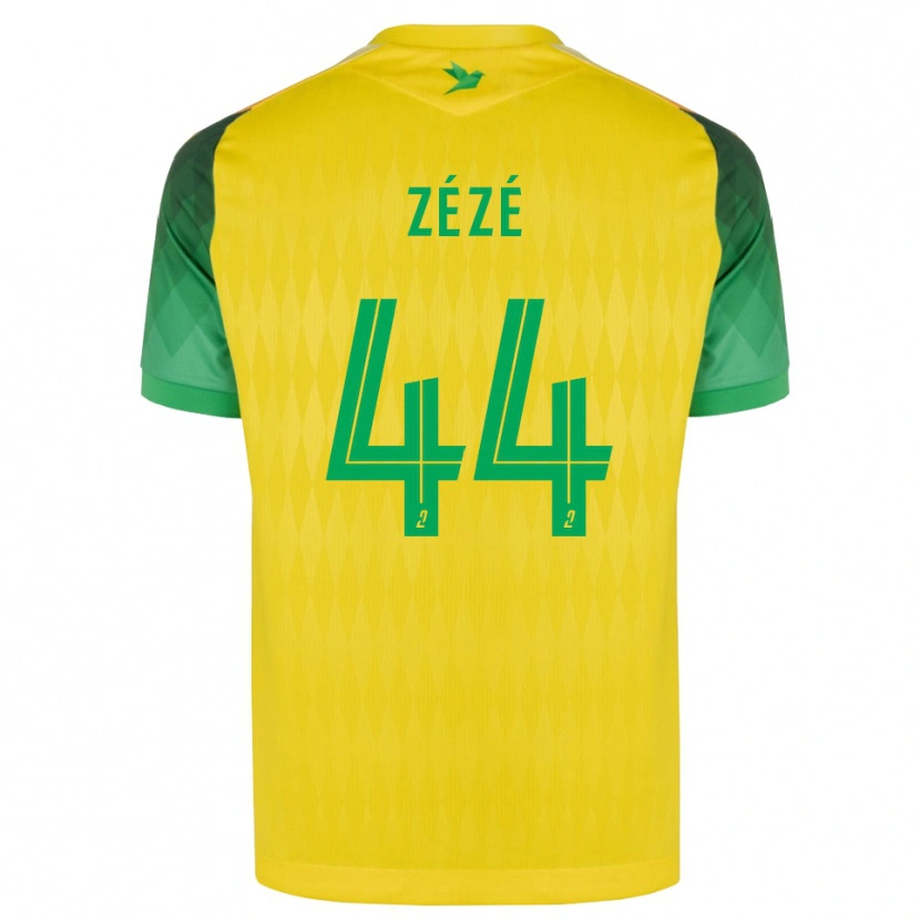 Danxen Niño Camiseta Nathan Zézé #44 Amarillo Verde Rojo 1ª Equipación 2026/27 La Camisa México