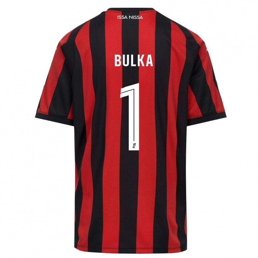 Danxen Niño Camiseta Marcin Bulka #1 Rojo Negro Blanco 1ª Equipación 2026/27 La Camisa México