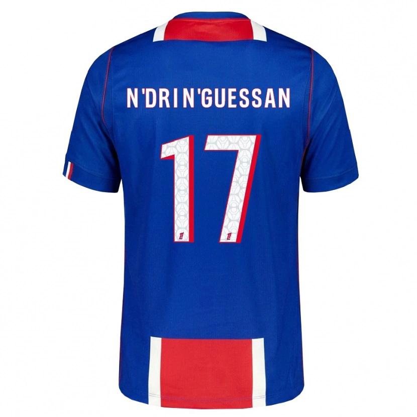 Danxen Niño Camiseta Landry N'dri N'guessan #17 Rojo Blanco Azul 1ª Equipación 2026/27 La Camisa México