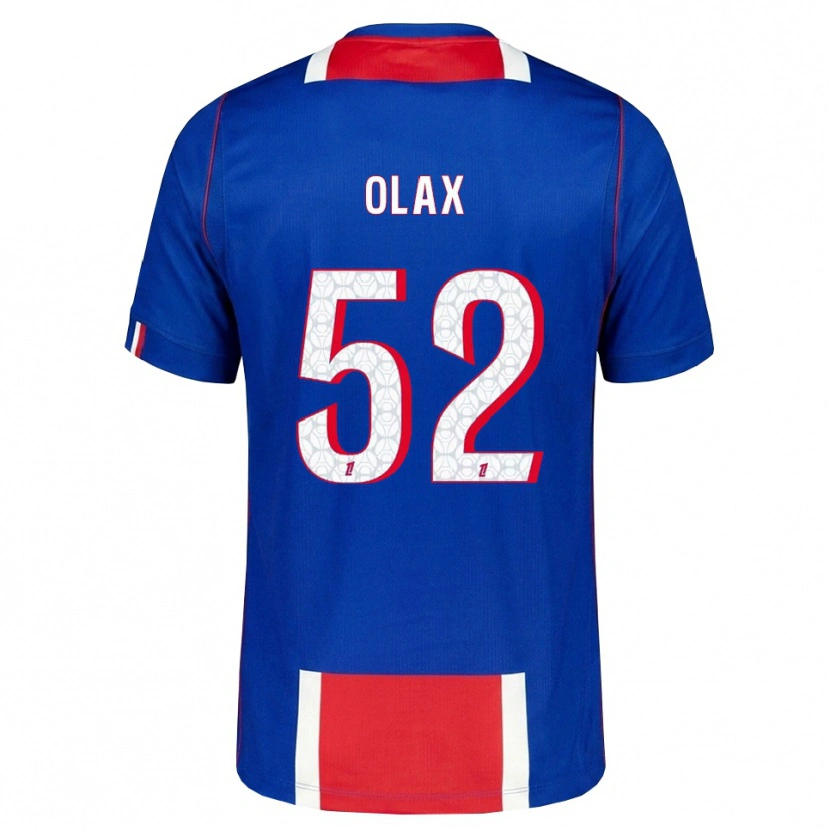 Danxen Niño Camiseta Djamy Olax #52 Rojo Blanco Azul 1ª Equipación 2026/27 La Camisa México