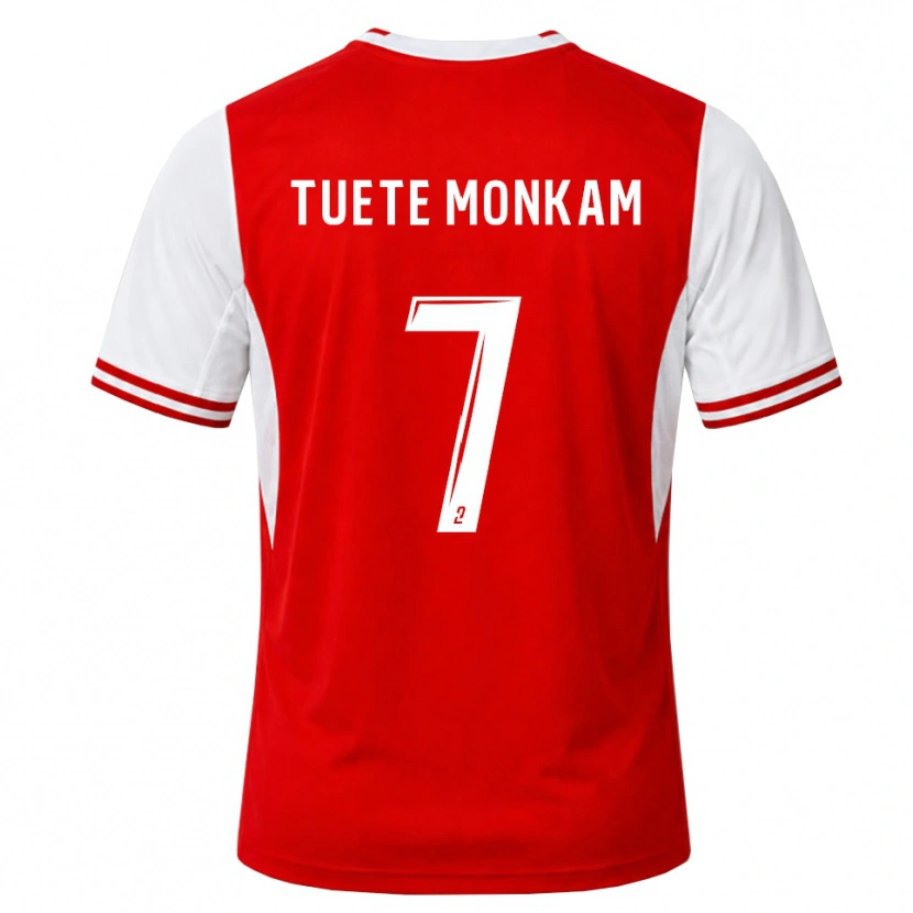Danxen Niño Camiseta Malcolm Tuete Monkam #7 Rojo Blanco 1ª Equipación 2026/27 La Camisa México