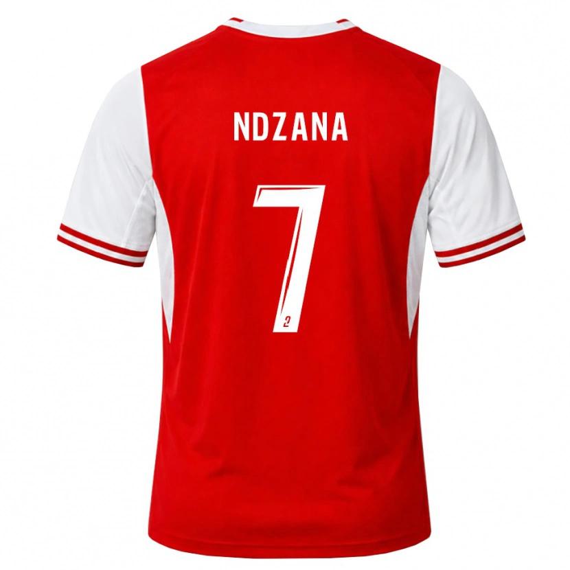 Danxen Niño Camiseta Colette Ndzana Fegue #7 Rojo Blanco 1ª Equipación 2026/27 La Camisa México