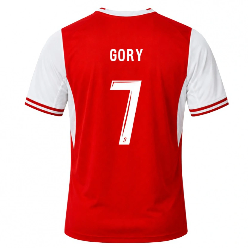 Danxen Niño Camiseta Abdoulaye Gory #7 Rojo Blanco 1ª Equipación 2026/27 La Camisa México