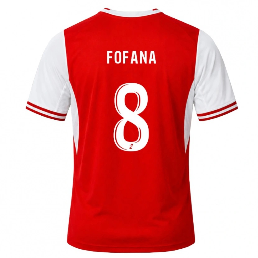 Danxen Niño Camiseta Yaya Fofana #8 Rojo Blanco 1ª Equipación 2026/27 La Camisa México