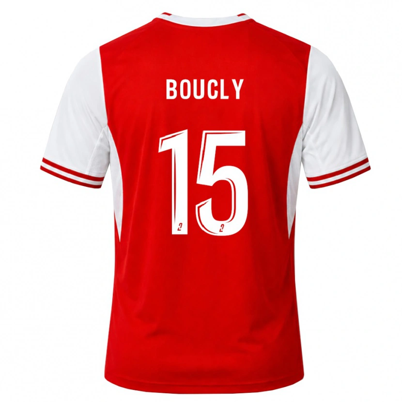 Danxen Niño Camiseta Maïté Boucly #15 Rojo Blanco 1ª Equipación 2026/27 La Camisa México
