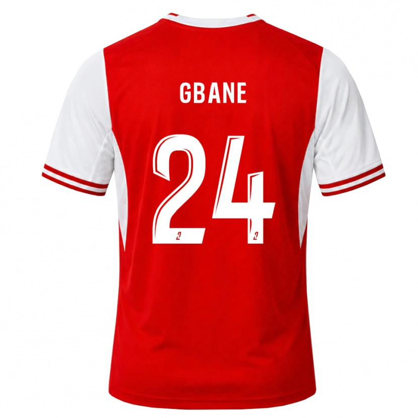 Danxen Niño Camiseta Mory Gbane #24 Rojo Blanco 1ª Equipación 2026/27 La Camisa México