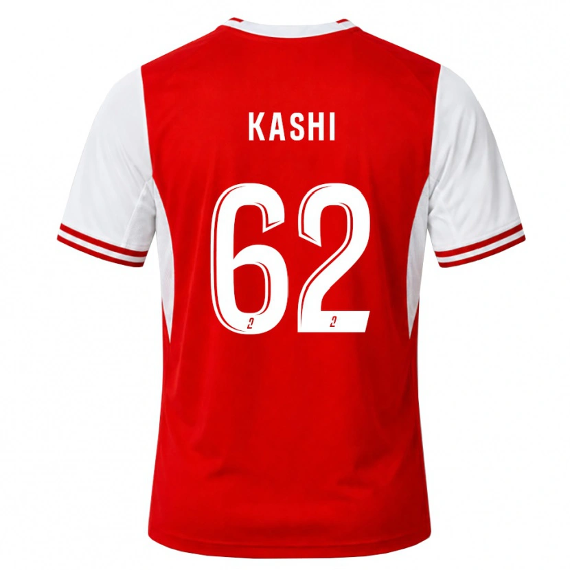 Danxen Niño Camiseta Amine Kashi #62 Rojo Blanco 1ª Equipación 2026/27 La Camisa México