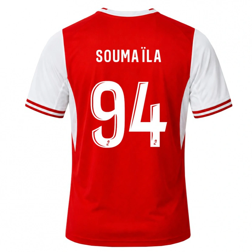 Danxen Niño Camiseta Soumaïla Sylla #94 Rojo Blanco 1ª Equipación 2026/27 La Camisa México