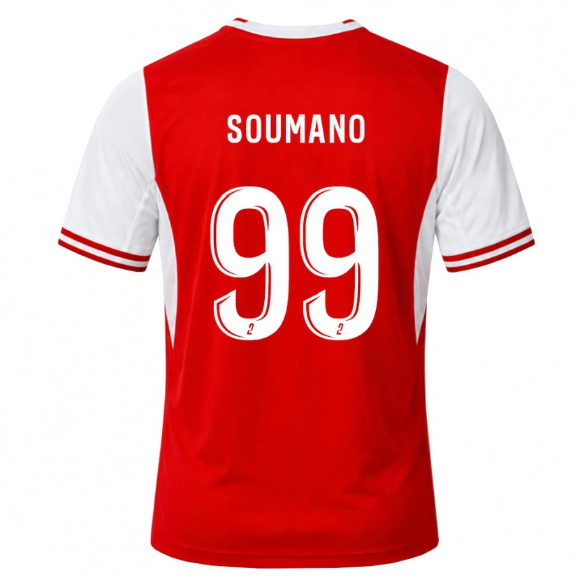 Danxen Niño Camiseta Sambou Soumano #99 Rojo Blanco 1ª Equipación 2026/27 La Camisa México